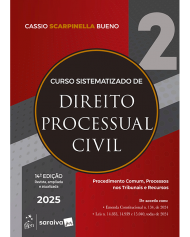 Curso sistematizado de direito processual civil - Volume 2 - 14ª Edição 2025